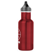 Le basket-ball folâtre l'acier de la bouteille (Droite)