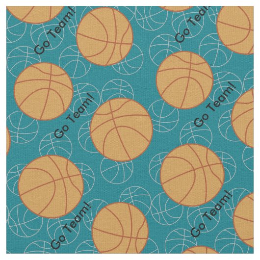 Le basket-ball vont tissu d'équipe (Fermer)