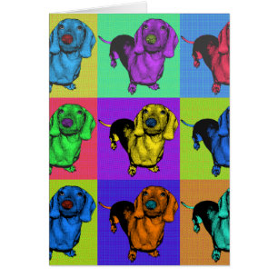 Le basset allemand Doxie d'art de bruit lambrisse