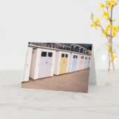 Le bateau jette chez Lyme REGIS, carte de voeux (Fleur jaune)