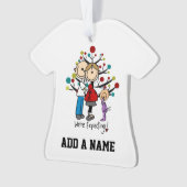 Le bâton figure la fille de parents d'aspirant (devant)