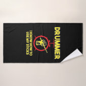 Le Batteur Sait Comment Utiliser Mes Bâtons (Serviette de bain)