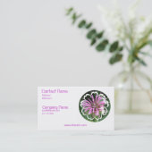 Le baume d'abeille fleurit le carte de visite (Debout devant)