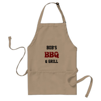 Le BBQ des hommes et le tablier de gril -