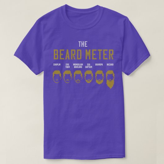 Le Beard Meter Classic TShirt (Design devant)