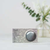 Le beau carte de visite personnalisable (Debout devant)