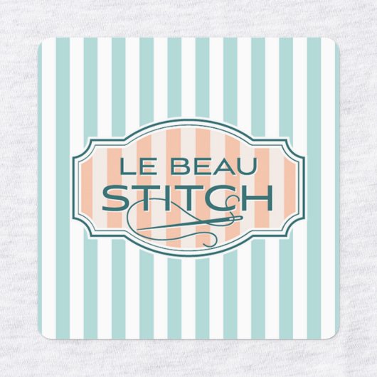 Le Beau Stitch Labels (Design 1)