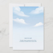 Le bébé arrive bientôt | Invitation Baby shower (Dos)