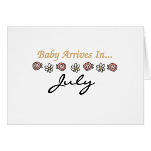 Le bébé arrive en juillet