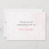 Le bébé brasse de la bière rose Merci floral (Dos)