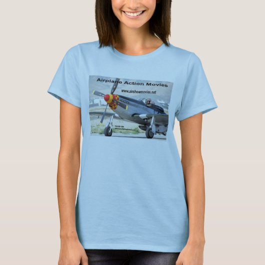 Le bébé de Ladie du mustang P-51 - T-shirt de (Devant)