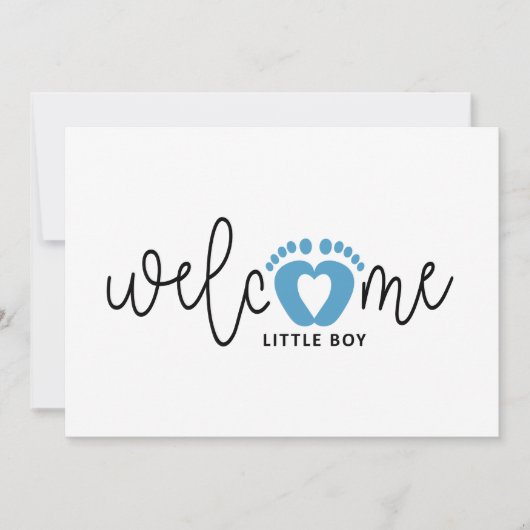 Le bébé est né. Des cartes de naissance. (Devant)