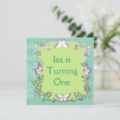 Le bébé fête son anniversaire Invitation (Debout devant)