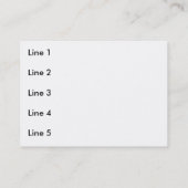 LE BÉBÉ JOUE LE CARTE DE VISITE (Dos)
