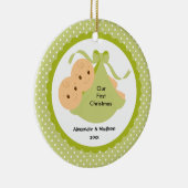 Le bébé jumelle le premier ornement de Noël du (Droite)