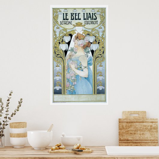 Le Bec Liais Dethrone l'ectricite Poster (Keuken)