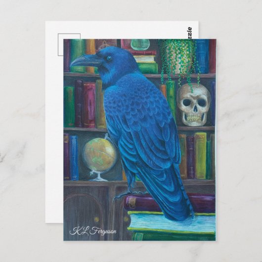 Le bibliothécaire - Carte postale (Devant / Derrière)