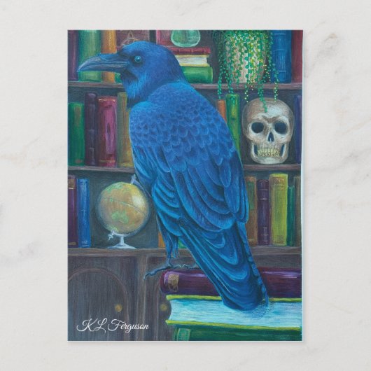 Le bibliothécaire - Carte postale (Devant)