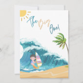 Le Big One, mes invitations de premier anniversair (Devant)