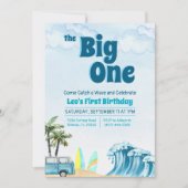 Le Big One - Première Invitation d'anniversaire (Devant)