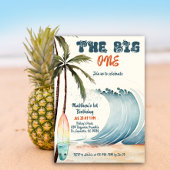 Le Big One Surfe Sur Une Grande Vague Invitation A