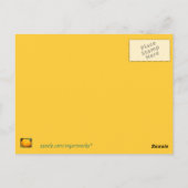 Le bijou barre la CARTE POSTALE de TULIPE (Dos)