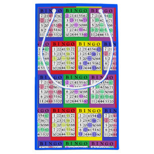 Le BINGO-TEST coloré d'amusement carde le sac de