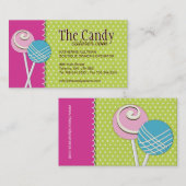 Le biscuit saute des cartes de visite (Devant / Derrière)