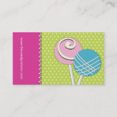 Le biscuit saute des cartes de visite (Dos)