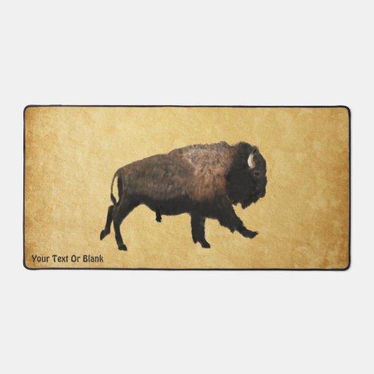 Le Bison De Galage Sur Papier Ancien (Recto)