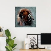 Le Bison - Poster (Bureau à domicile)