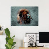 Le Bison - Poster (Bureau à domicile)