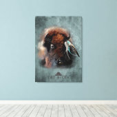 Le Bison - Toile Enveloppée (Insitu (Plancher de Bois))