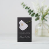 Le blanc fleurit callalilly pour vous le carte de (Debout devant)