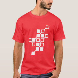Le blanc lie le T-shirt