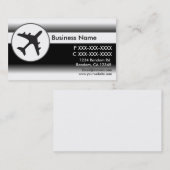 Le blanc noir se fanent des cartes de visite de (Devant / Derrière)