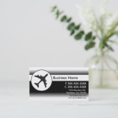 Le blanc noir se fanent des cartes de visite de (Debout devant)