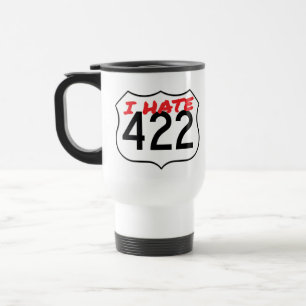 Le blanc original je déteste la tasse de 422