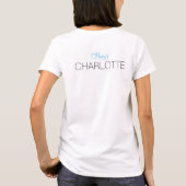 LE BLANC RONFLE LE T-SHIRT : CHARLOTTE (Dos)