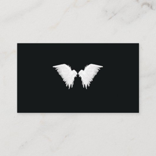 Le blanc s'envole des cartes de visite (Devant)