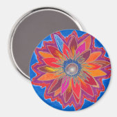 Le Blazing Lotus Magnet (Recto/Verso)