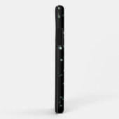 Le bleu brûle le coque iphone crépusculaire (Dos/Droite)