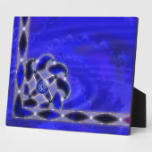 Le bleu comme la plaque photo de la mer (Côté)