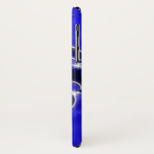 Le bleu comme le coque iphone-Mate de mer (Dos/Gauche)