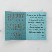 Le bleu embarque la carte de voeux de fête des (Intérieur)