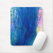 Le bleu étincelle le tapis de souris (Avec souris)