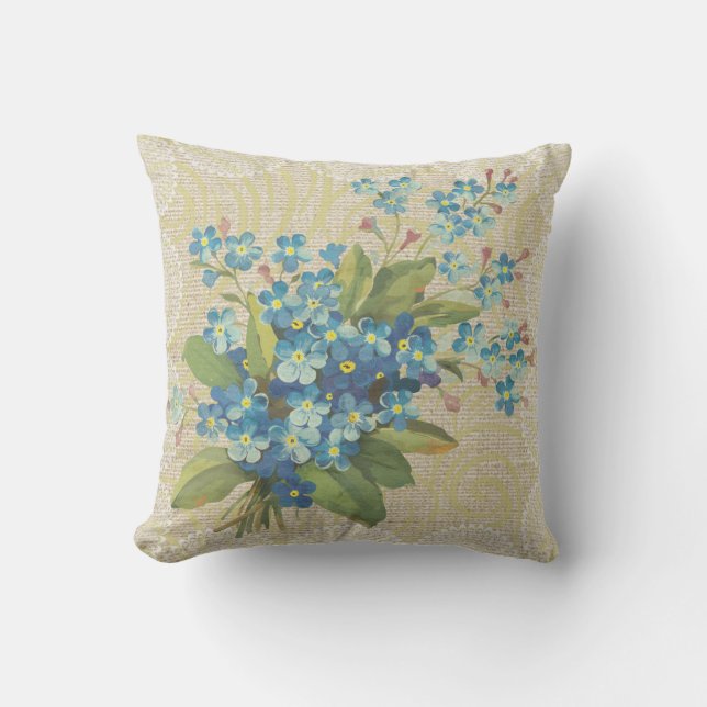 Le bleu m'oublient pas et lacent le coussin (Recto)