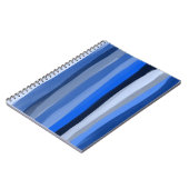 Le bleu ombrage le carnet (Côté gauche)