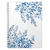 Le bleu s'embranche carnet de notes à spirale (Devant)