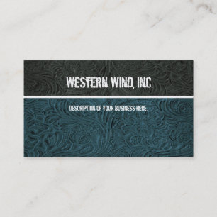 Le bleu turquoise, noircissent le carte de visite